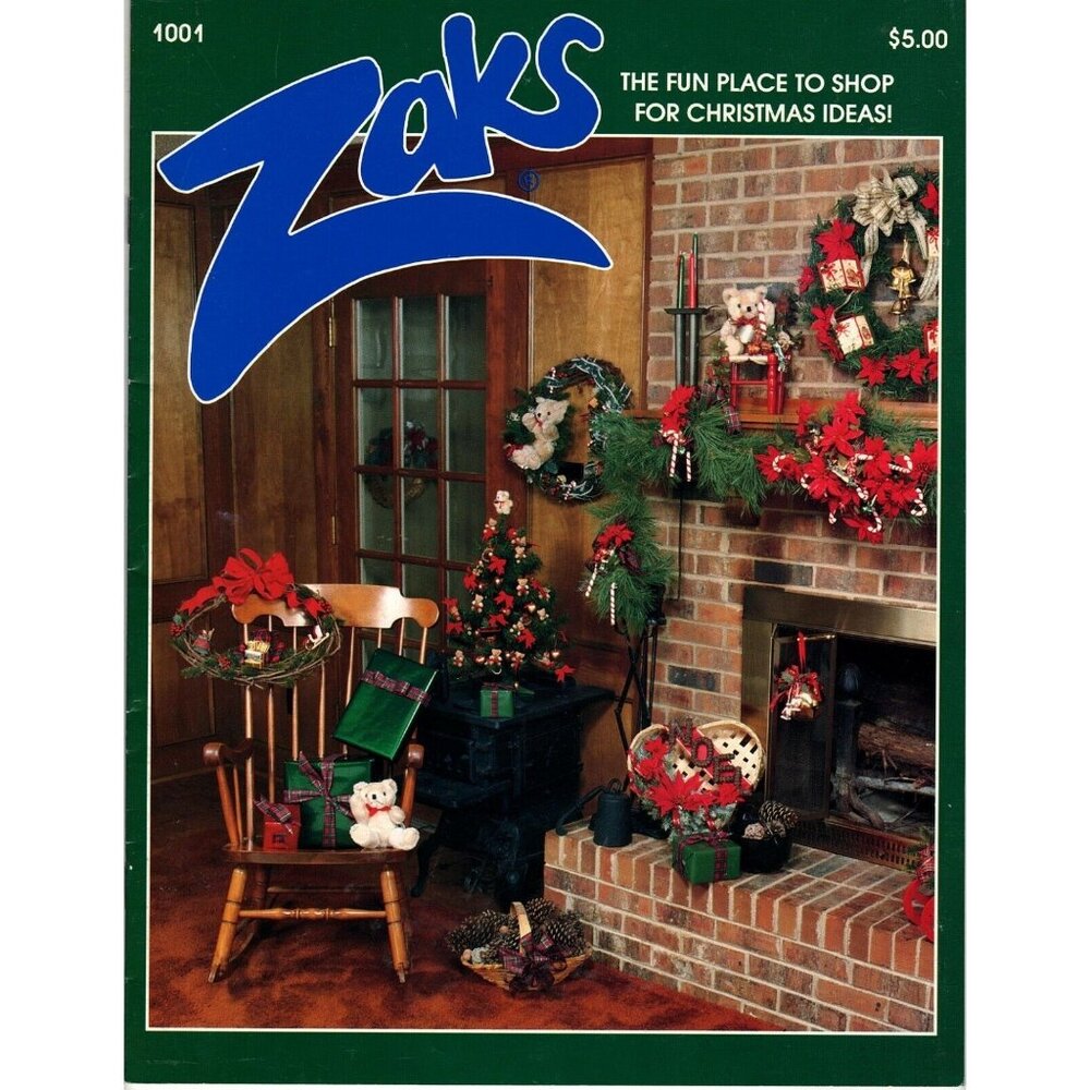 Vintage 90s Zaks Holiday Idea Pattern Book Halloween, Christmas Decorations